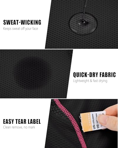 GXCROR Cooling Skull Cap Durag Bandana - Sweat-Wicking Head Wrap for Cycling & Running