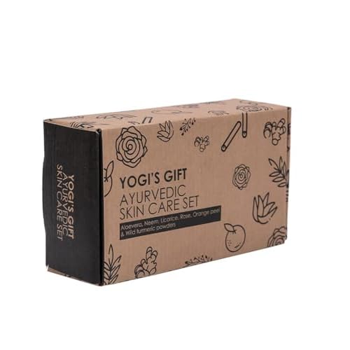 YOGI¡¯S GIFT ? Celebrating health Ayurvedic Skin Care Sampler | Six Powders in One Pack | Aloe vera, Rose petal, Wild Turmeric, Licorice, Neem & Orange Peel Powders 1oz Each | Soap Making Ingredient