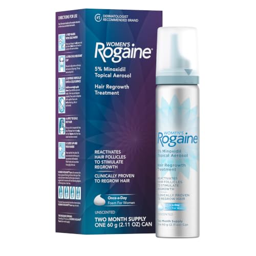 Women's Rogaine 5% Minoxidil Foam 2.11 oz - 2-Month Hair Loss Treatment