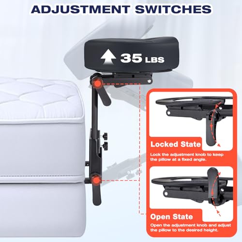 2-in-1 Bed Mattress Massage Headrest Kit for Relaxation & Comfort