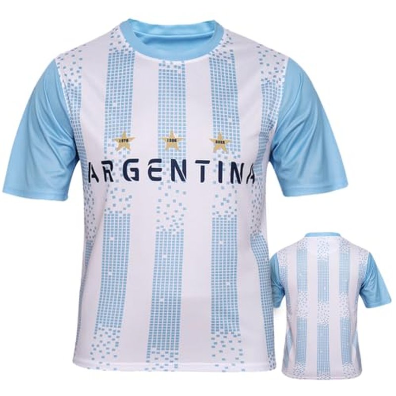 Argentina Brazil Football Sport Fan T-Shirt for Men Women