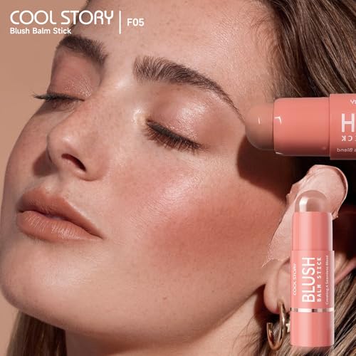 Blush Balm Stick - Sunset Coral Long-Wear Cheek Color