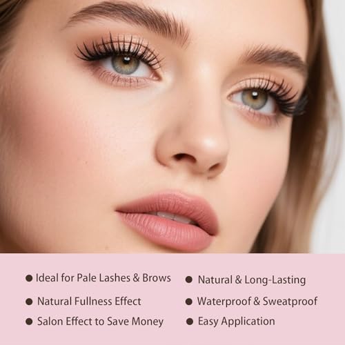 2-In-1 Lash & Brow Tint Kit - Professional Color, 4-6 Week Wear