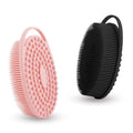 Silicone Body Scrubber 2-Pack with Double-Sided Brush for Sensitive Skin