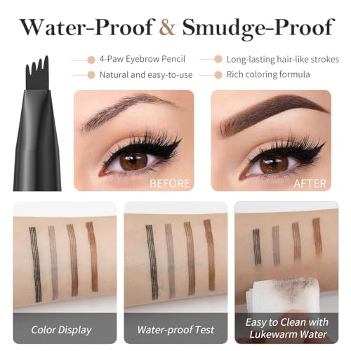 Light Brown Eyebrow Pencil - Waterproof Microblading Pen