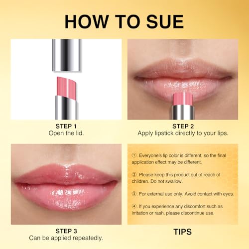 Pink Tinted Lip Balm for Hydration & Shine - Vegan Formula