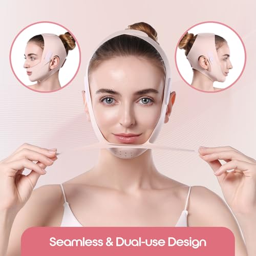 V-Line Lifting Mask for Double Chin, Breathable Face Slimmer