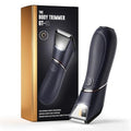 Advanced Body Hair Trimmer for Men with LED & Mirror - IPX7 Waterproof