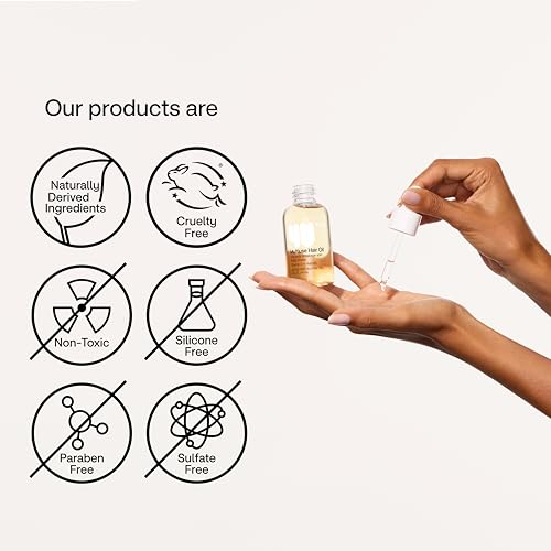 4U by Tia Multi-Use Hair Oil - 3A-4C Hair Type HEMI15 & Vitamin C Hair Balm - Nourish, Repair, Frizz Control, Natural Ingredients (2 fl oz)