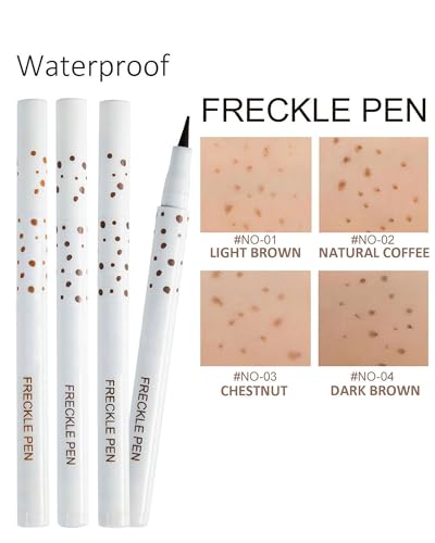 4-Color Freckle Pen Kit - Waterproof Makeup Pen Set