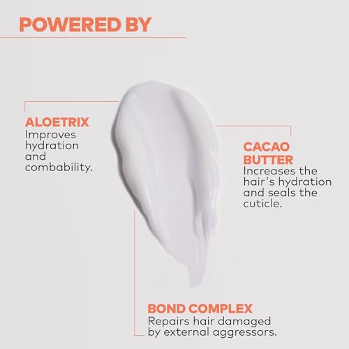 ALFAPARF MILANO Yellow Professional Repair Reparative Mask for Damaged Hair - Powered By Bond Complex & Cacao Butter - Designed For Intense Strength (16.9 fl oz / 500ml)