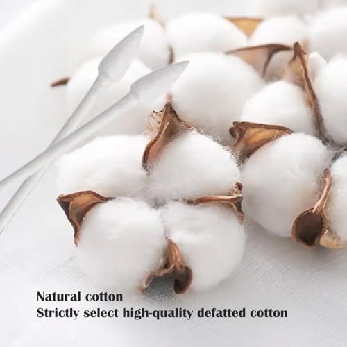 NGQIOHUA Double-Pointed Cotton Swabs 300pcs Precision Makeup & Personal Care