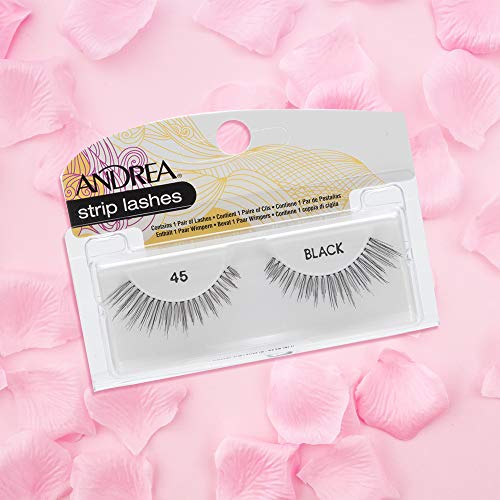 Andrea False Lashes Style 45 - Black 4 pairs