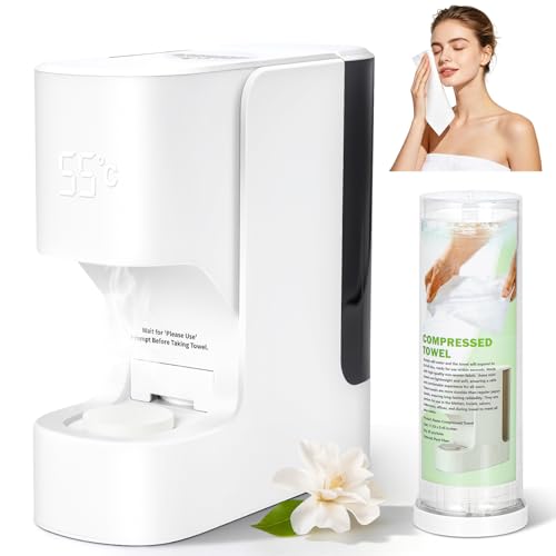 Hot Towel Dispenser Warmer - 55°C Fast Heating, Smart Voice Alerts