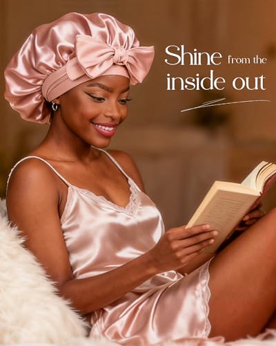 Adjustable Silk Bonnet for Sleeping | Double Layer Satin