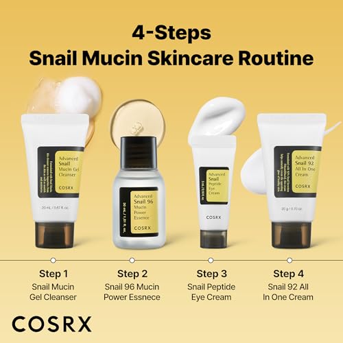 COSRX Advanced Snail Mucin 4-Step Trial Kit | Travel Size Skincare Set