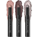 FOCALLURE Cream Eyeshadow Stick Set - 3PC Waterproof Pencil