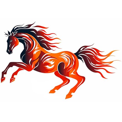 6 Sheets Temporary Horse Tattoos - Waterproof Fake Tattoos