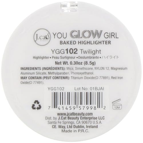J.CAT BEAUTY You Glow Girl Baked Highlighter - Twilight