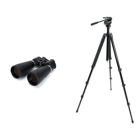 Celestron SkyMaster Pro 15x70 Binoculars and Celestron 82050 TrailSeeker Tripod