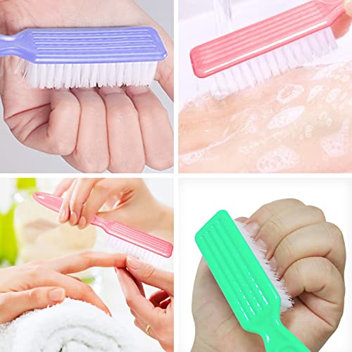 20Pcs Nail Brush Set - Ergonomic Handle Grip Cleaning Tools