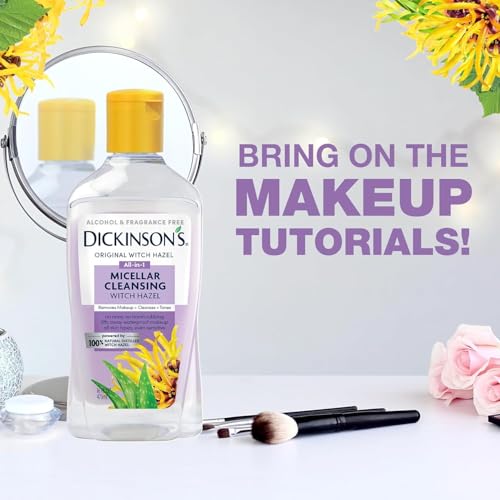 Dickinson's Micellar Witch Hazel Makeup Remover, 16oz
