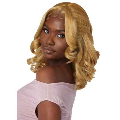 Outre Lace Front Wig - Perfect Hair Line 13X4 - Swoop Series - Swoop 6 (BURGUNDY FLAME)