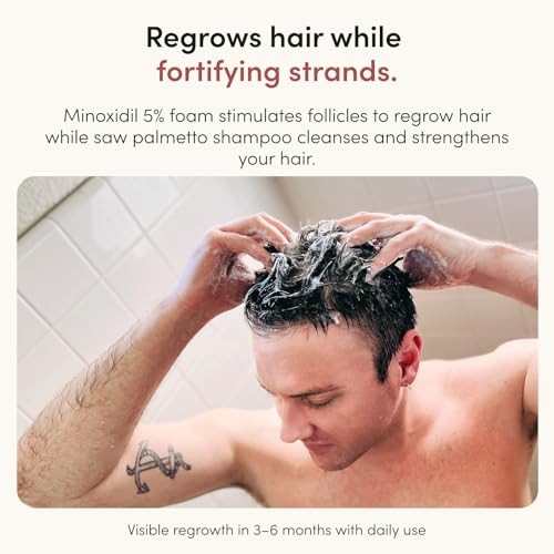 Hims Thick Fix Shampoo & 5% Minoxidil Foam Hair Growth Set