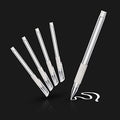 5-Piece White Microblading Mapping Pen for Eyebrow Tattooing