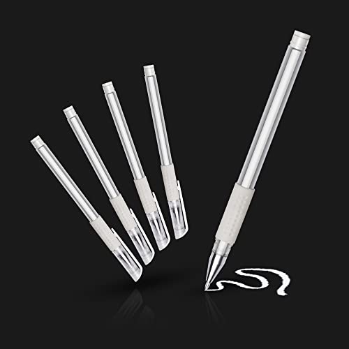 5-Piece White Microblading Mapping Pen for Eyebrow Tattooing