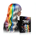10-Color Hair Chalk Comb Set - Washable Temporary Hair Dye