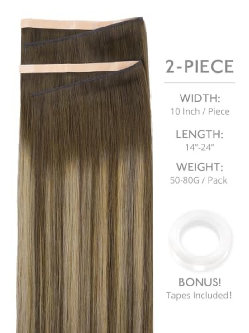 Tape In Hair Extensions 16" Remy Human Hair Balayage