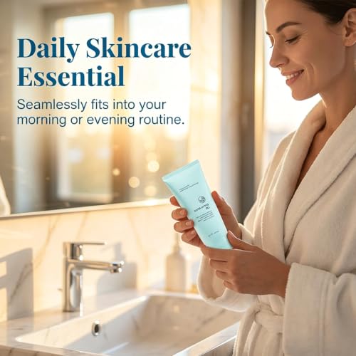 Herbal Exfoliating Gel - Gentle Pore Cleanser for All Skin