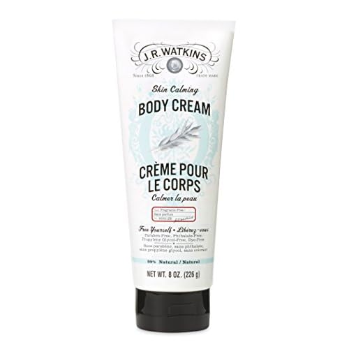 Watkins Natural Skin Calming Body Cream, Fragrance Free, 8 Ounce