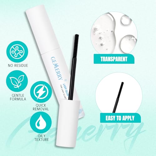 GEMERRY Lash Clusters DIY Lash Extension Kit 30D+40D+50D D Curvature Individual Lashes Eyelash Extension Kit 280 pcs Thin Band Cluster Lash Bond and Seal Tweezers with Lash Remover