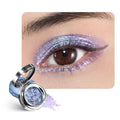 Duochrome Purple Blue Eyeshadow - Shimmer Metallic High-Pigment