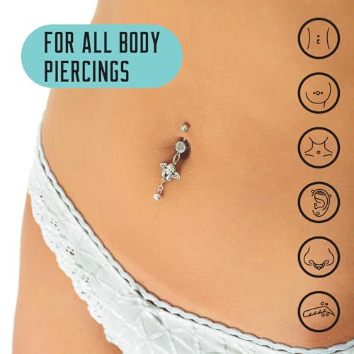 Piercing Aftercare Kit: Sea Salt Spray & Keloid Oil