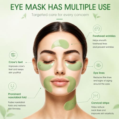 Eakroo Set A Aloe Vera Under Eye Patches - 60PCS for Dark Circles, Puffiness, Wrinkles