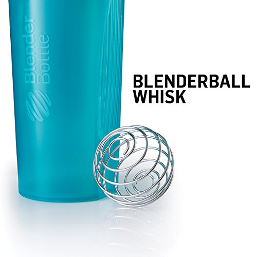 BlenderBottle Classic Shaker Bottle Perfect for Protein Shakes and Pre Workout, 28-Ounce, Black