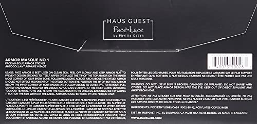 HAUS LABORATORIES By Lady Gaga: ARMOR MASQUE NO. 1 | Face Mask Sticker, Reusable Eye Makeup, Vegan & Cruelty-Free | 1 Piece