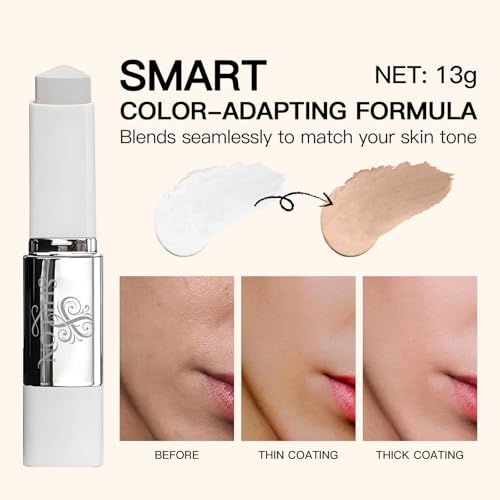 Color-Changing Foundation Stick with Brush - Medium to Full Coverage