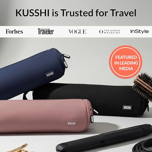 KUSSHI Travel Hair Tools Case - Heat Resistant Neoprene