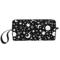 Star Moon Makeup Bag Organizer - Portable Cosmetic Travel Pouch