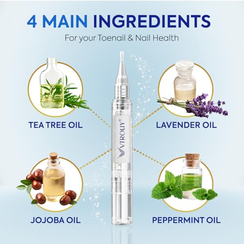 Toenail Fungus Pen with 25% Undecylenic Acid - 3 Pens & 5 Files