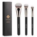 Foundation Concealer Highlight Brush Set 3pc