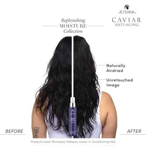 Alterna Haircare CAVIAR Anti-Aging Replenishing Moisture Leave-in Conditioning Milk, 5 Fl Oz | Detangles Dry Hair | Sulfate Free, Paraben Free