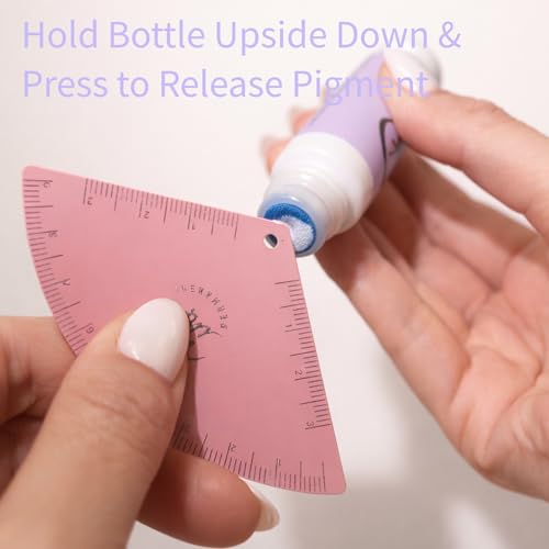Ink Permanent Brow Mapping Kit with Ink Roller & Ruler