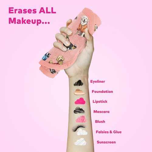 The Original Makeup Eraser, Erase All Makeup With Just Water, Including Waterproof Mascara, Eyeliner, Foundation, Lipstick, Sunscreen, and More! Puppy, 1ct.