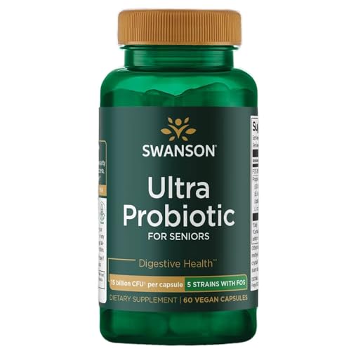 Swanson Ultra Probiotic for Seniors 30 Billion Cfu 60 Veg Capsules