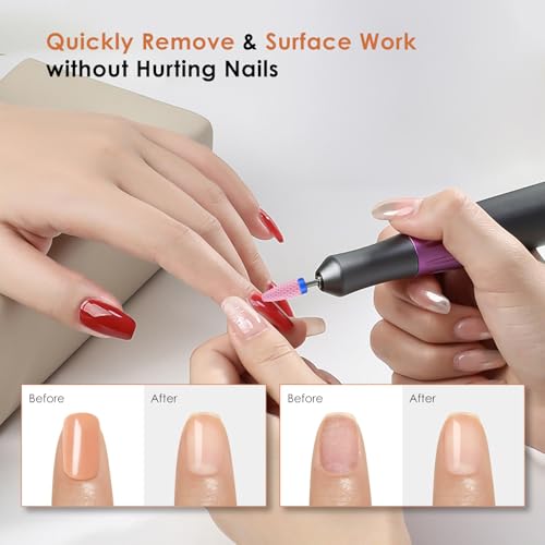 10PCS Ceramic Nail Drill Bits Set - Professional Electric Manicure Tools